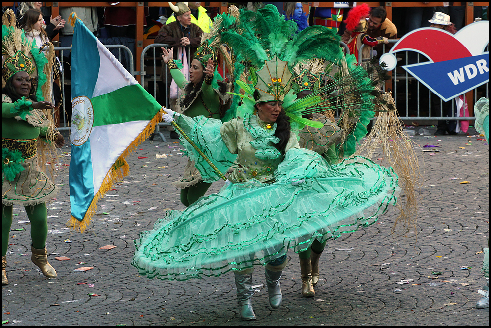 Rosenmontagszug 2011 in Düsseldorf