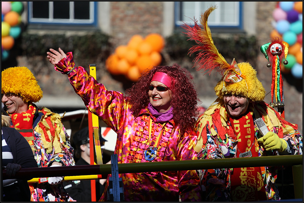 Rosenmontagszug 2011 in Düsseldorf