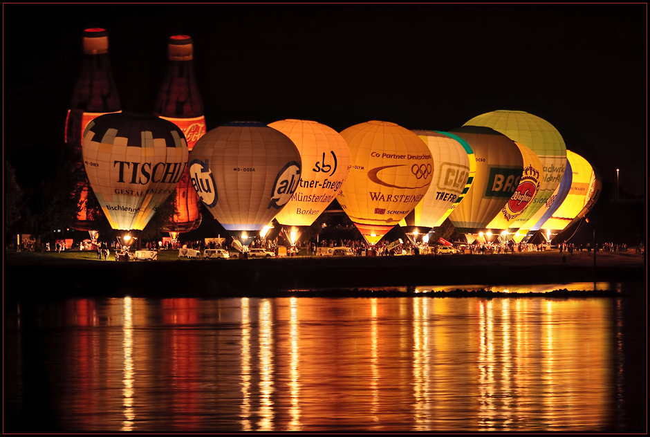 Das Ballonglühen am Rhein 