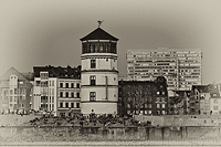 Rheintreppe am Burgplatz in Düsseldorf